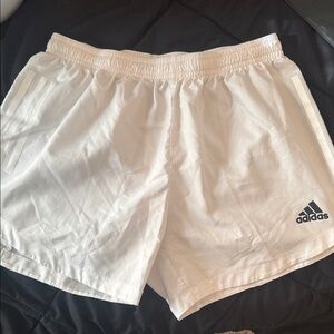Adidas White Athletic Shorts